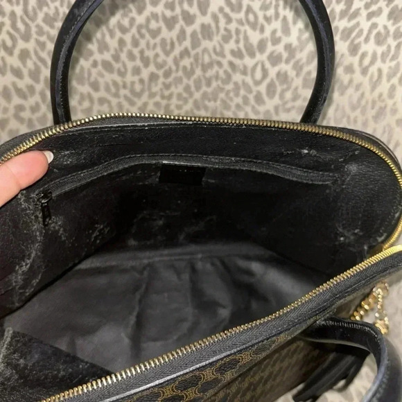 Celine Triomphe Macadam handbag - Picture 9 of 13